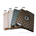 In stock 360 degree Rotating Cover Stand Magnetic Retro Style Smart Case for iPad 2 3 4